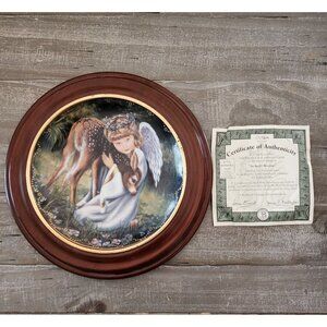 Limited Edition Bradford Exchange Plate "An Angels Devotion" By Donna Brooks COA